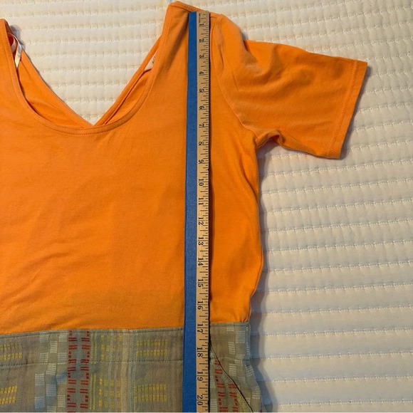 Woolrich women's Eco Rich Afterlight organic cotton short sleeve dress M(b4 - Picture 7 of 14